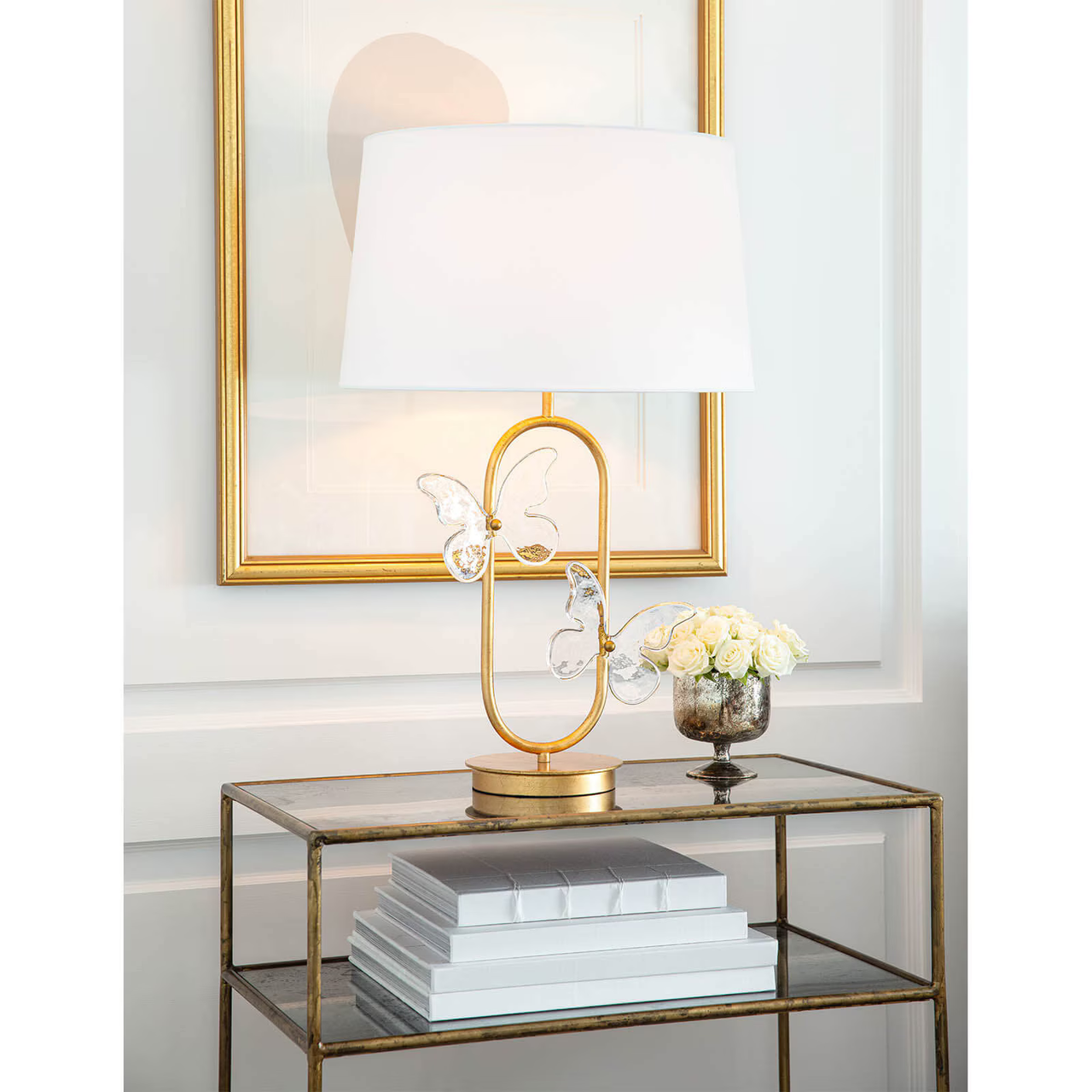 Slinkly Marble Table Lamp