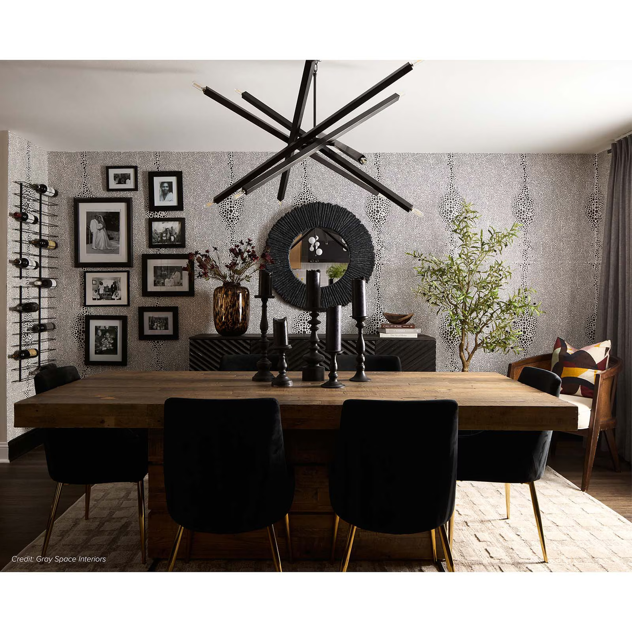 Slate Mirror Round