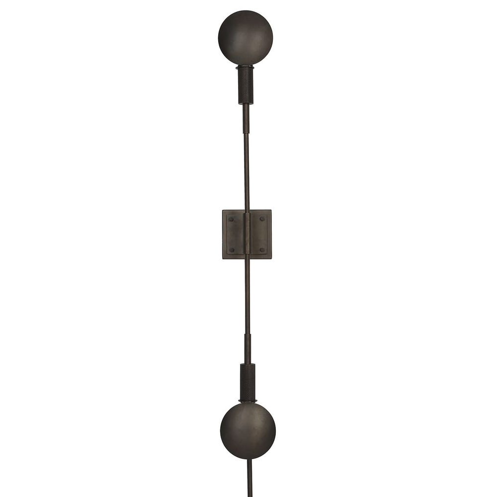 POLAR, 2 LT SCONCE - LIGHT ANTIQUE BRASS