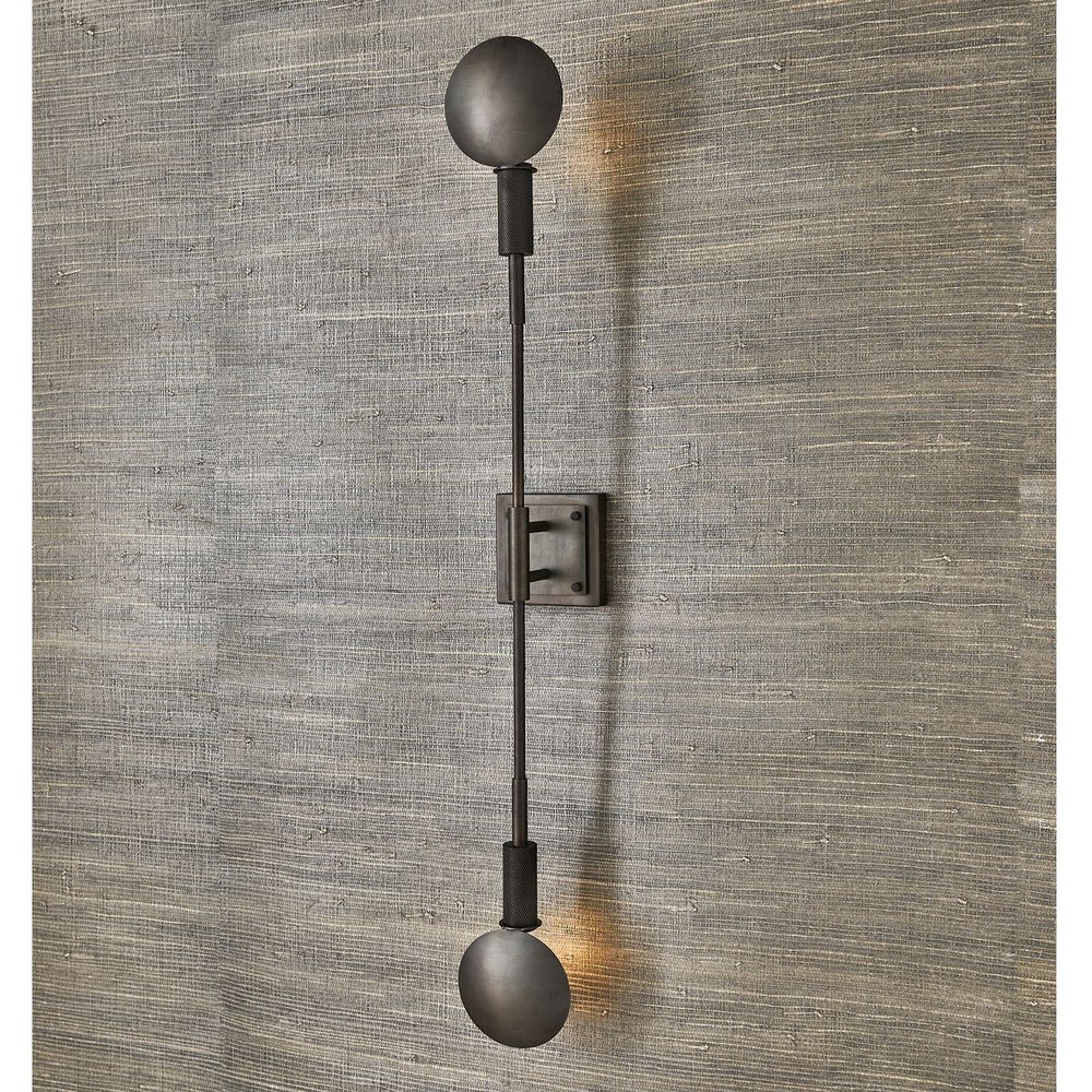 POLAR, 2 LT SCONCE - LIGHT ANTIQUE BRASS
