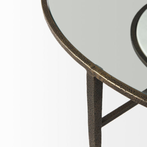 Felicity Marble Top Iron Coffee Table