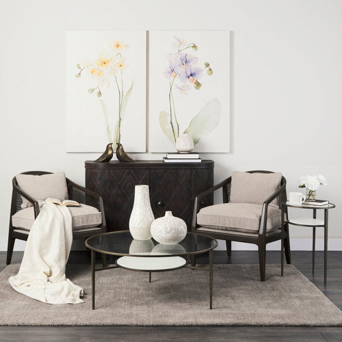 Felicity Marble Top Iron Coffee Table