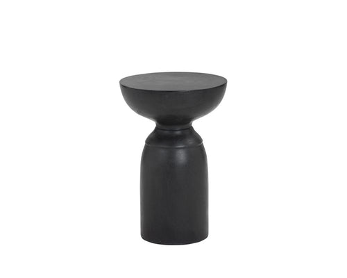 Goya End Table - Concrete - Black