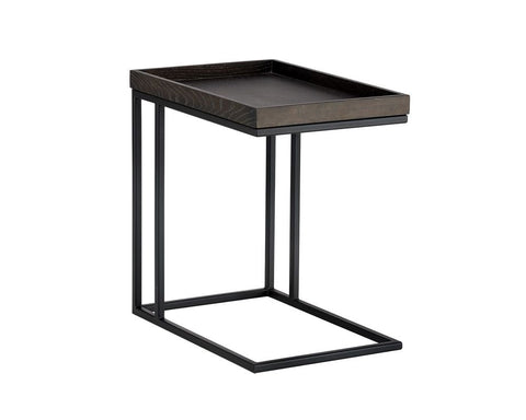 Arden C-shaped End Table