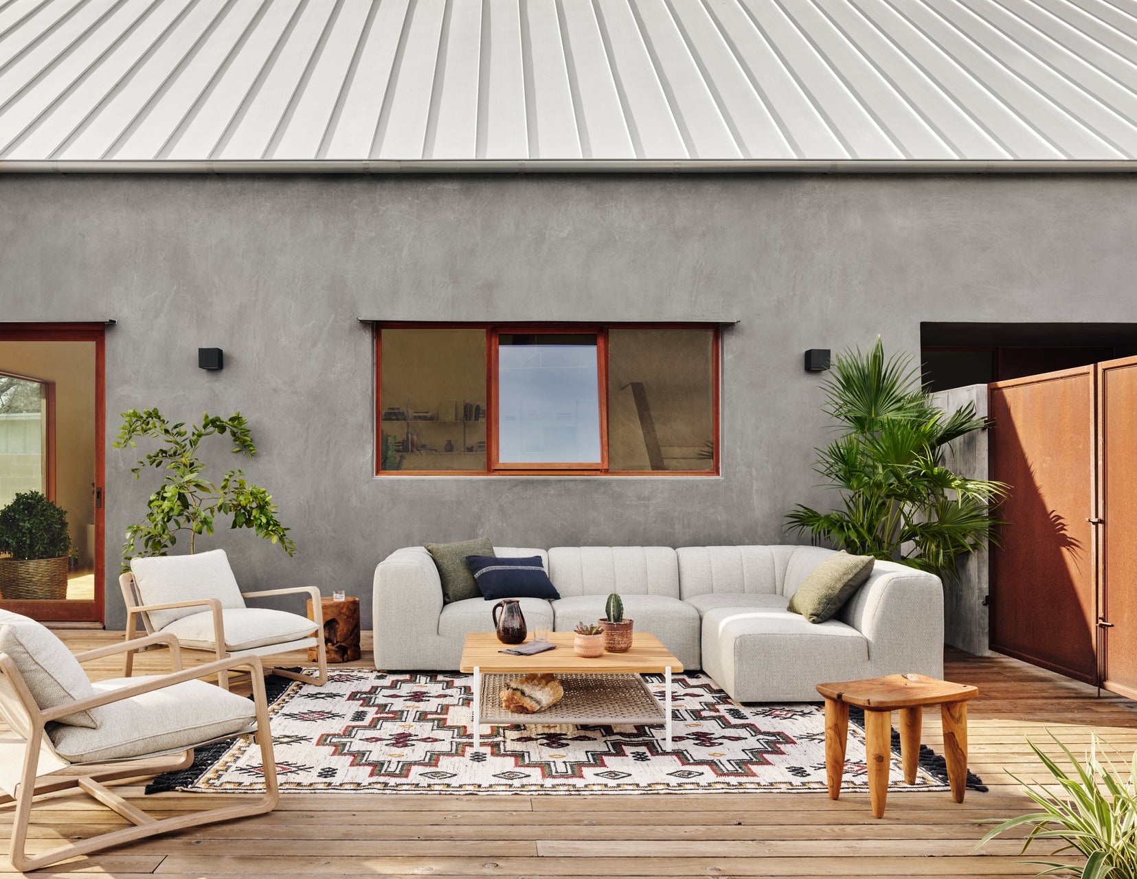 GWEN OUTDOOR 4PC SECTIONAL