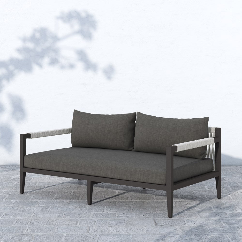 SHERWOOD OUTDOOR SOFA, BRONZE