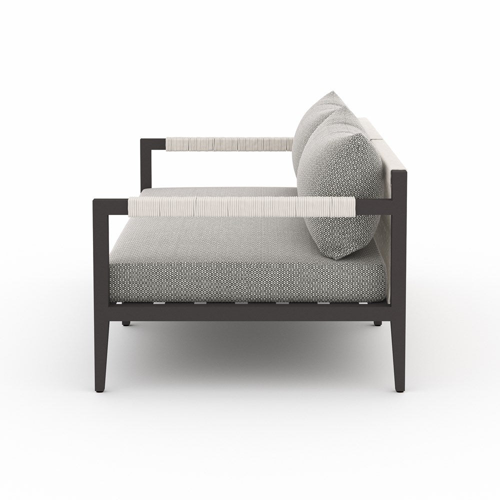 SHERWOOD OUTDOOR SOFA, BRONZE