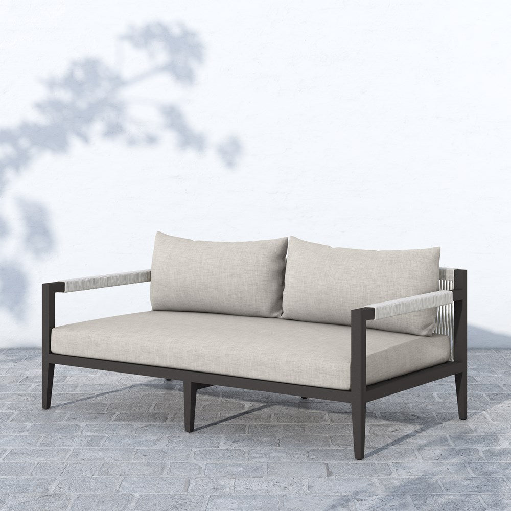 SHERWOOD OUTDOOR SOFA, BRONZE