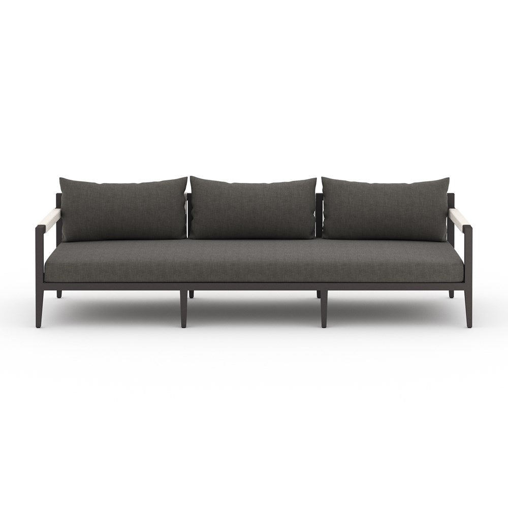 SHERWOOD OUTDOOR SOFA, BRONZE