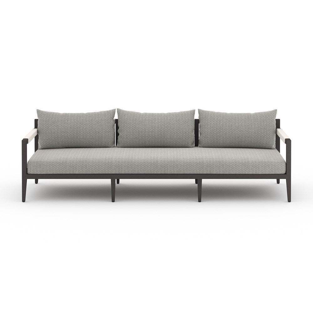 SHERWOOD OUTDOOR SOFA, BRONZE