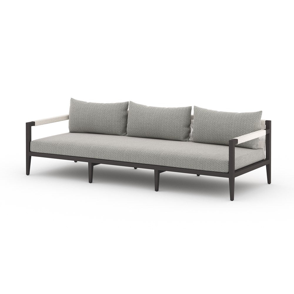 SHERWOOD OUTDOOR SOFA, BRONZE
