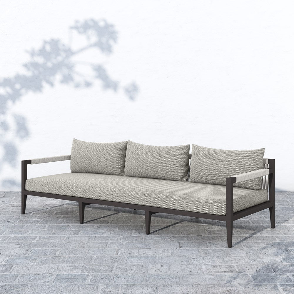 SHERWOOD OUTDOOR SOFA, BRONZE