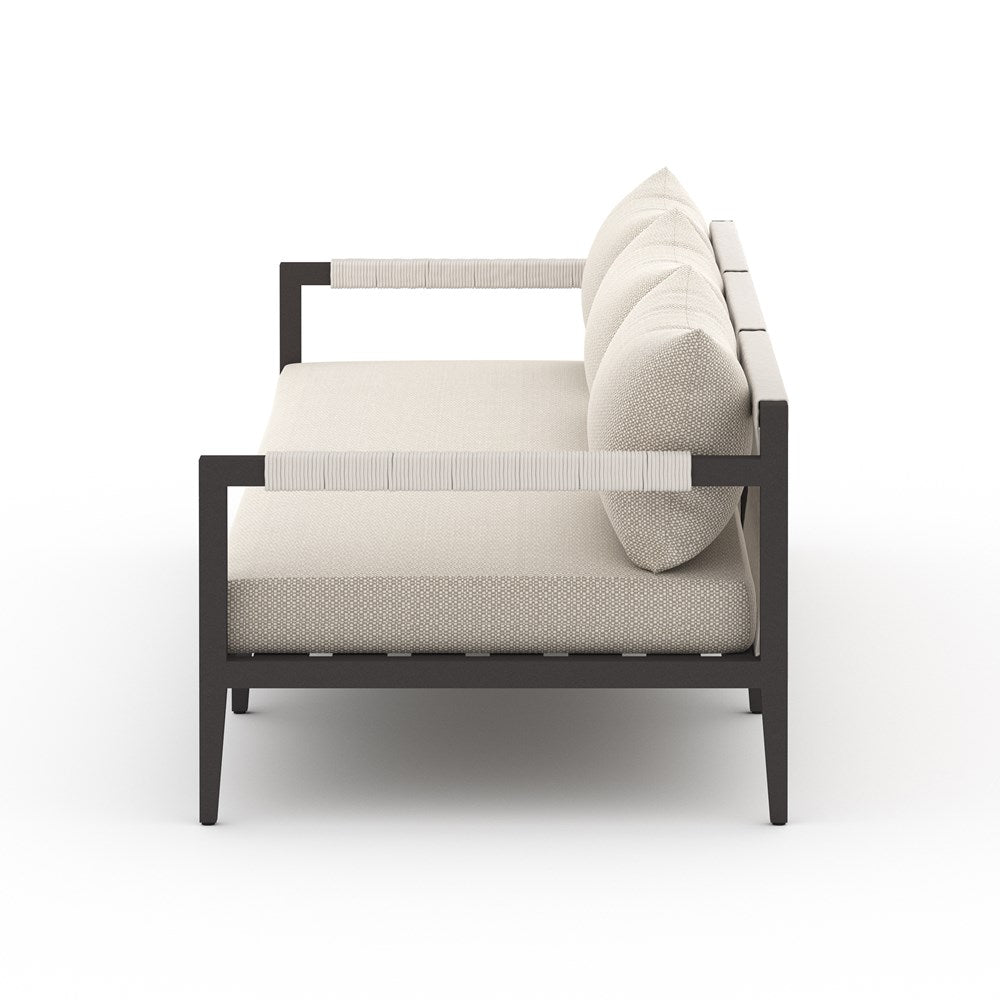 SHERWOOD OUTDOOR SOFA, BRONZE