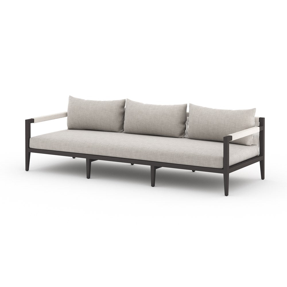 SHERWOOD OUTDOOR SOFA, BRONZE