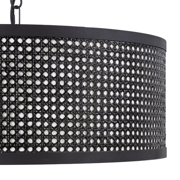 FREDRICK CHANDELIER-TEXTURED BLACK