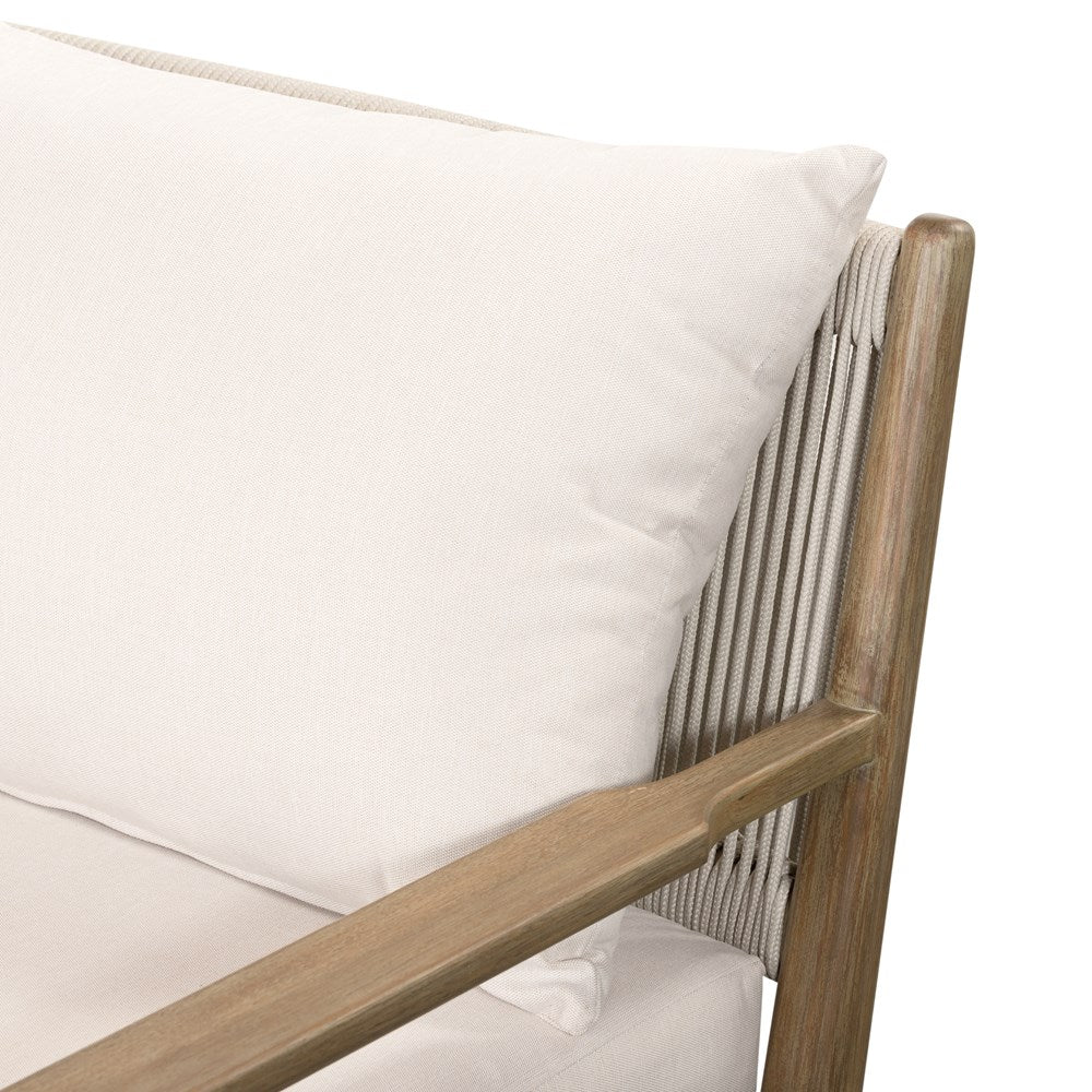 Rosen Outdoor Sofa-73"-Natural Eucalyptu