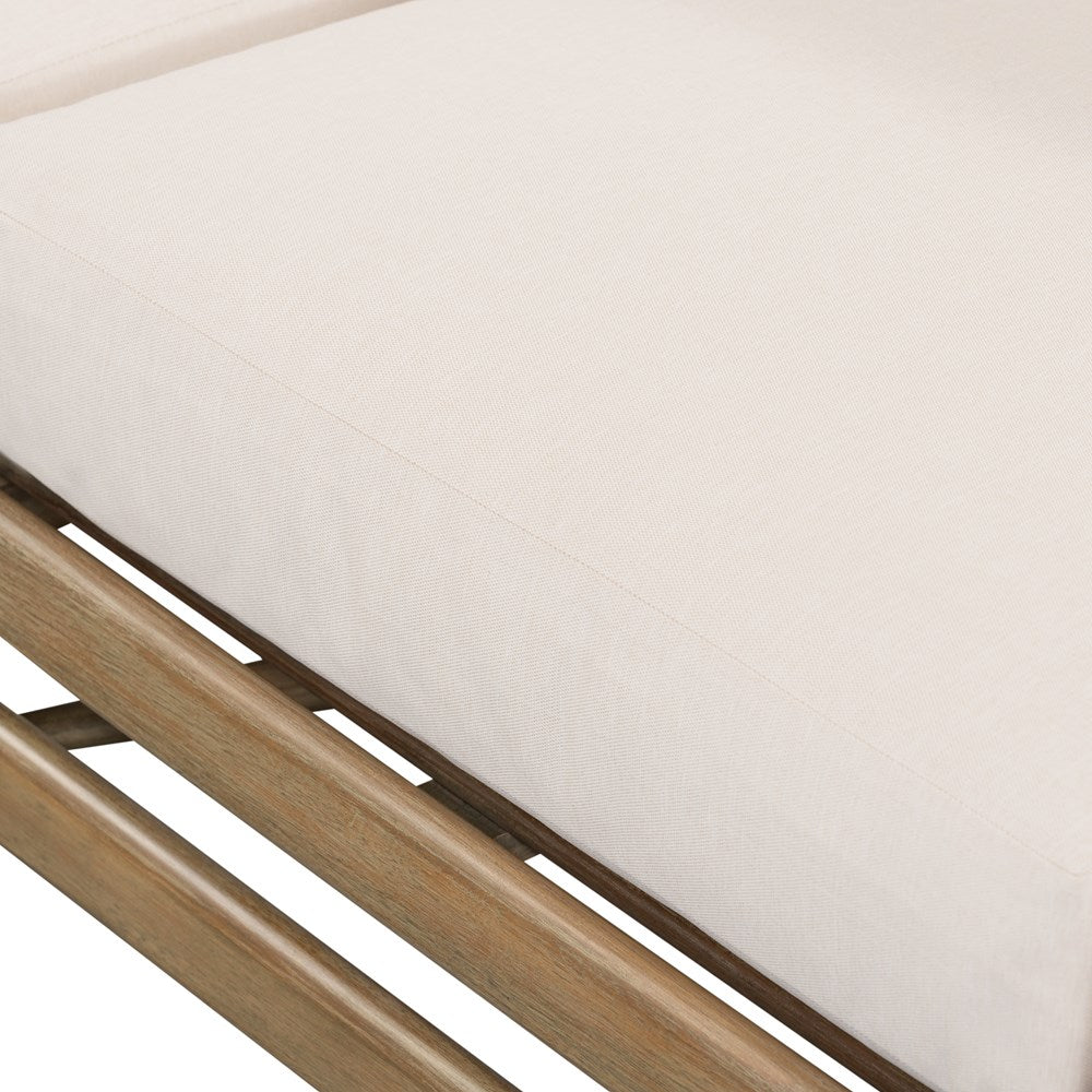 Rosen Outdoor Sofa-73"-Natural Eucalyptu