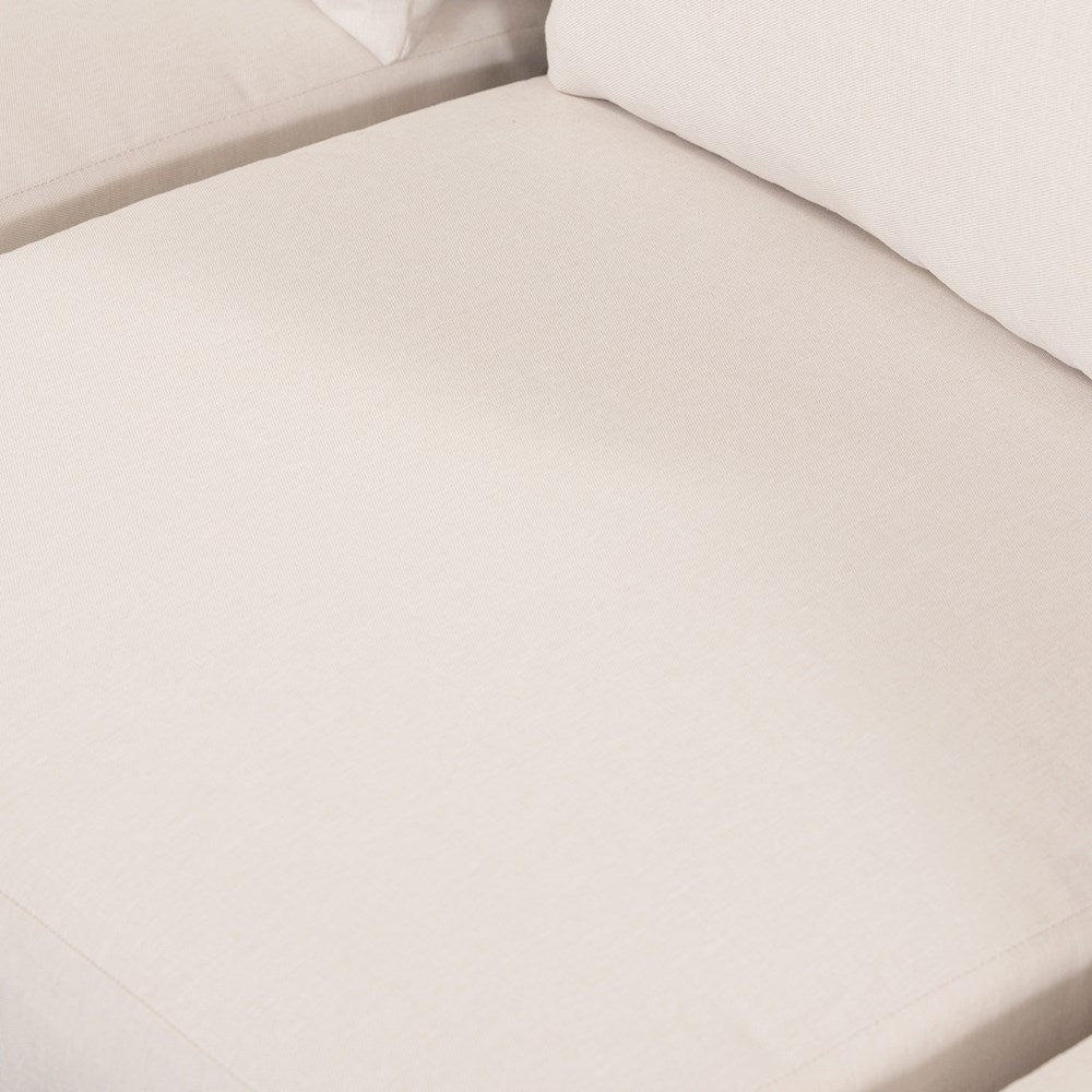 Rosen Outdoor Sofa-73"-Natural Eucalyptu