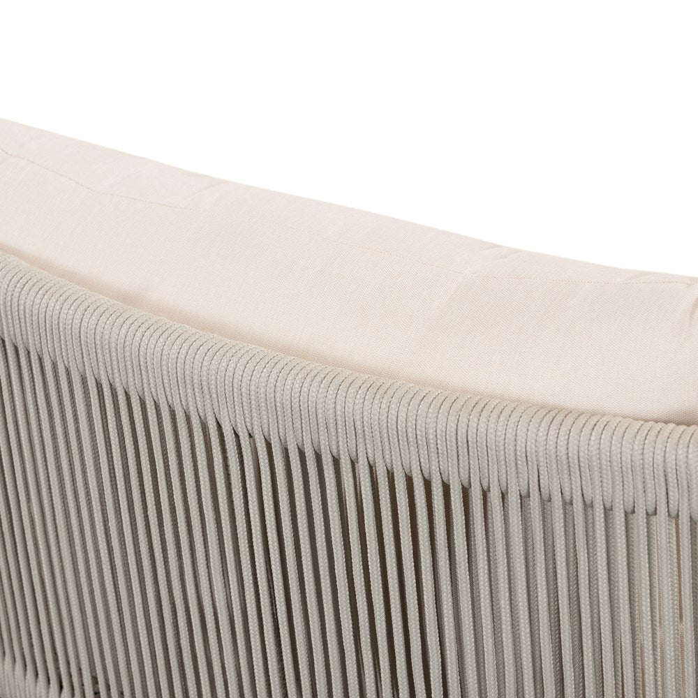 Rosen Outdoor Sofa-73"-Natural Eucalyptu