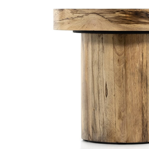 HUDSON PEDESTAL END TABLE