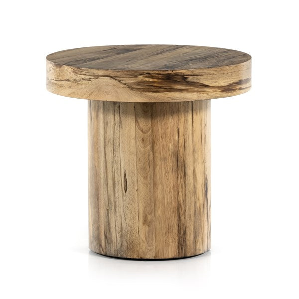 HUDSON PEDESTAL END TABLE