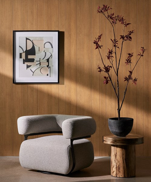 HUDSON PEDESTAL END TABLE