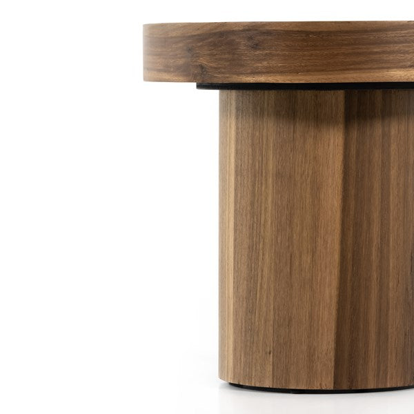 HUDSON PEDESTAL END TABLE