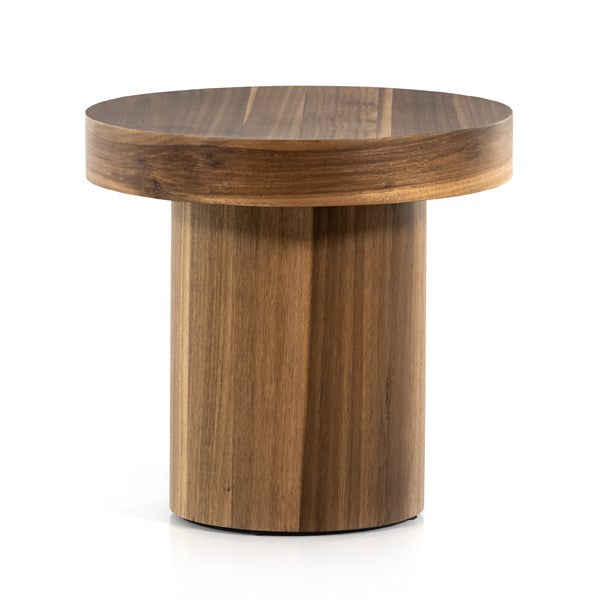 HUDSON PEDESTAL END TABLE