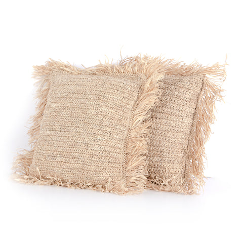 RAFFIA PILLOW, SET OF 2