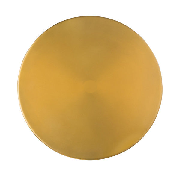 Bubble Glass and Brass Side Table
