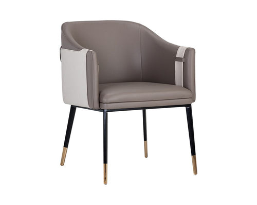 Carter Armchair - Napa Taupe / Napa Stone